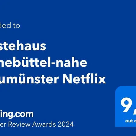 Gaestehaus Boenebuettel-nahe Neumuenster Netflix Apartament
